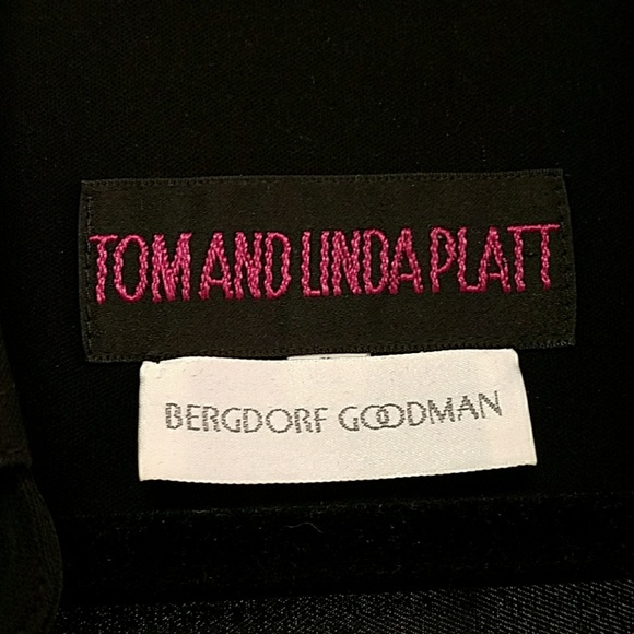 Designer matte Jersey black dress - Picture 4 of 6